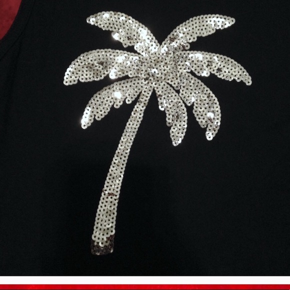 Pink Victoria’s Secret Sequined Palm Tank - Picture 5 of 5